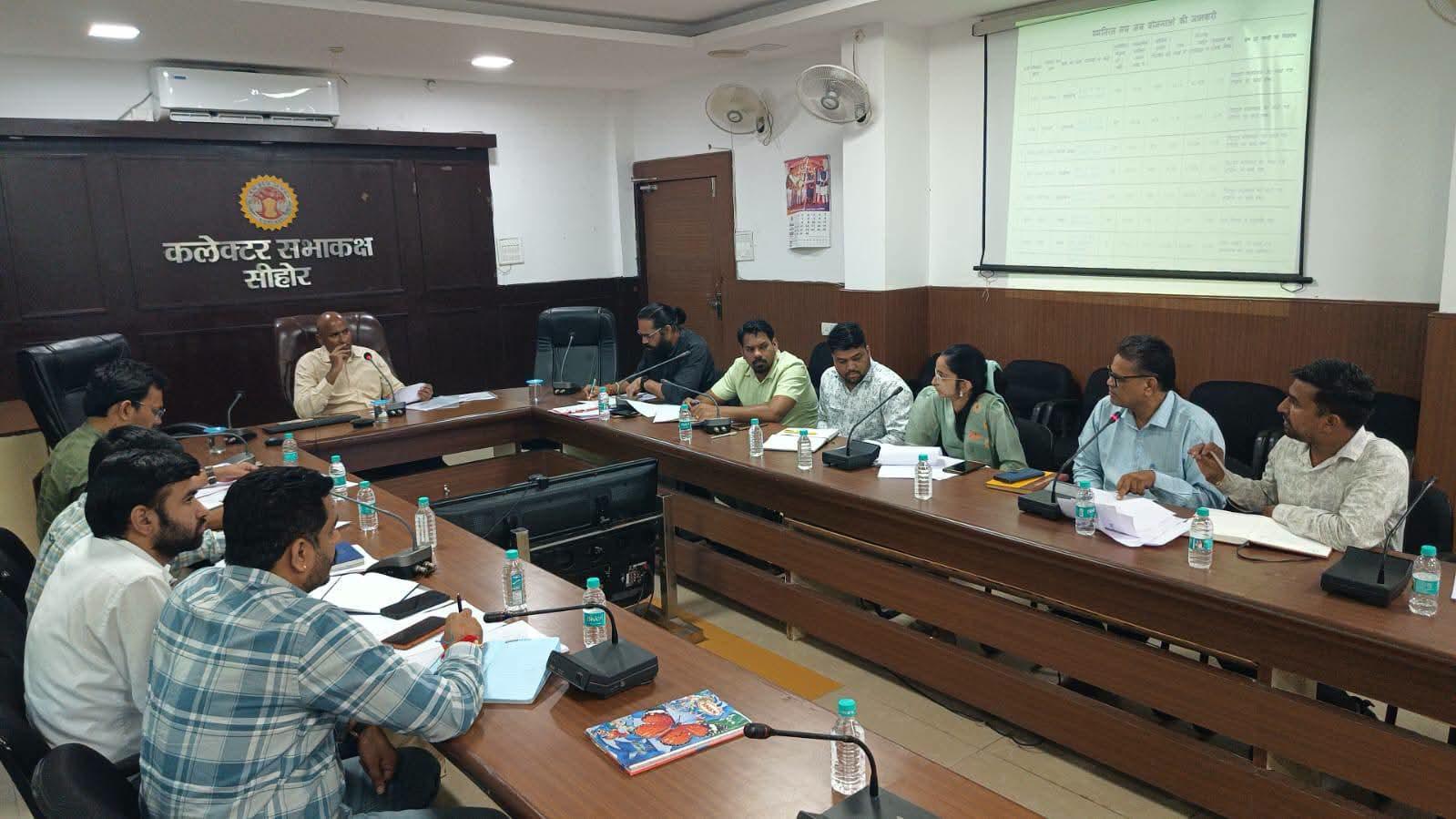 पेयजल योजनाओं के कार्य समय-सीमा में पूर्ण कराएं, गुणवत्ता का रखें विशेष ध्यान : कलेक्टर